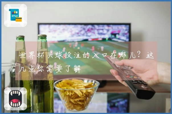 世界杯买球投注的入口在哪儿？这几点你需要了解